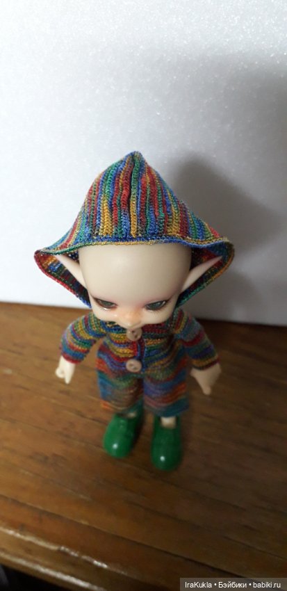 Цветное вязание — Одежда и обувь для кукол своими руками: фото (фото 7)