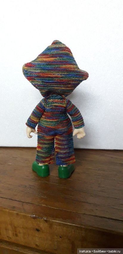 Цветное вязание — Одежда и обувь для кукол своими руками: фото (фото 6)