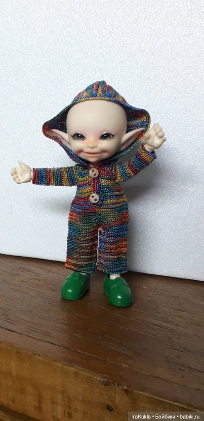 Цветное вязание — Одежда и обувь для кукол своими руками: фото (фото 4)
