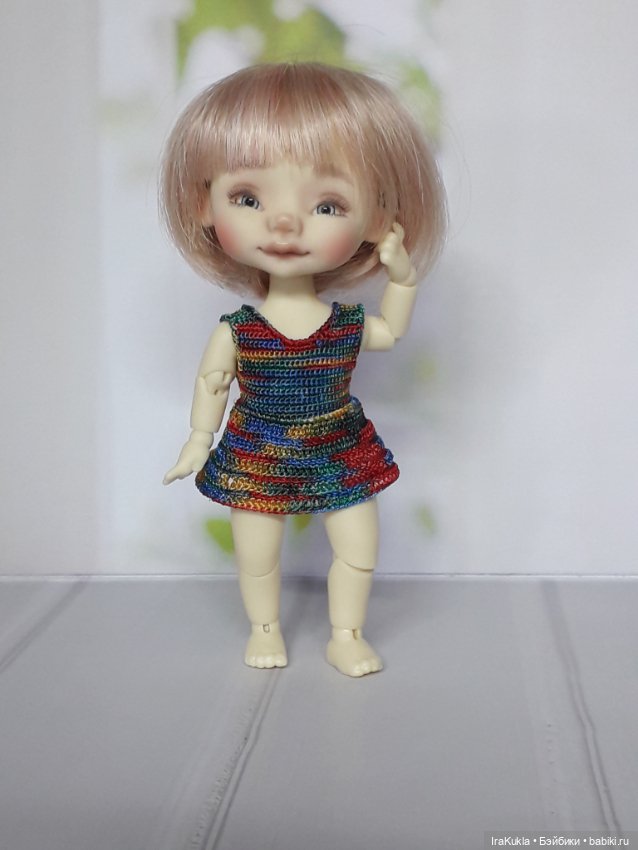 Цветное вязание — Одежда и обувь для кукол своими руками: фото