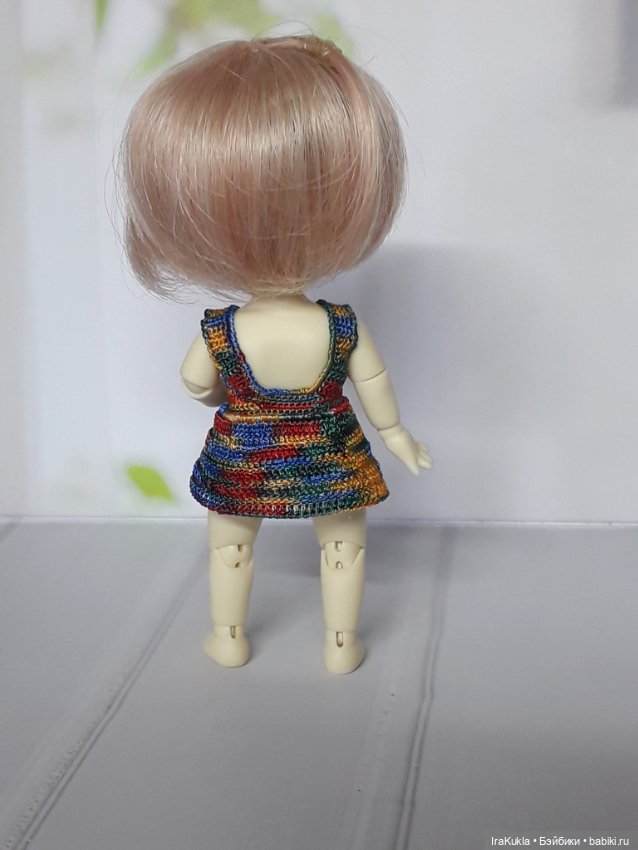 Цветное вязание — Одежда и обувь для кукол своими руками: фото