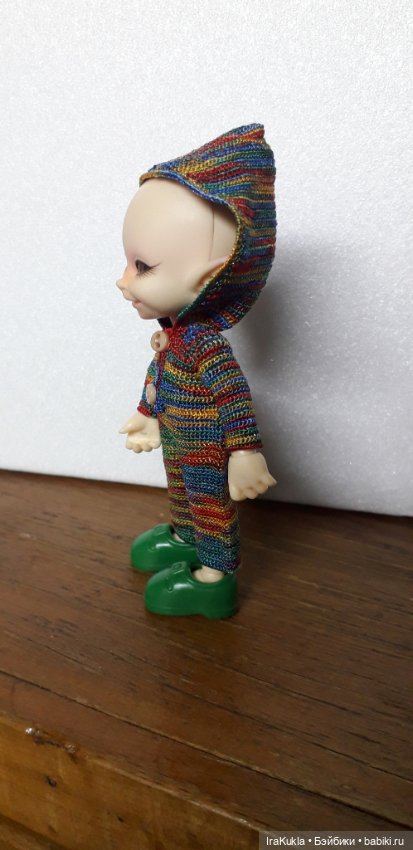 Цветное вязание — Одежда и обувь для кукол своими руками: фото (фото 8)