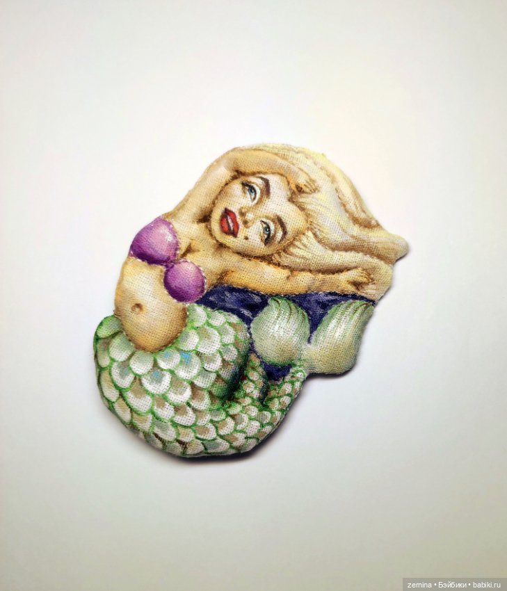 Русалочка — Авторские текстильные куклы: Вальдорфские