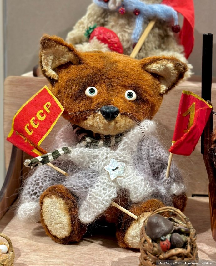 Герои детства оживают у мастера тедди Елены Нурисламовой были представлены на выставке "Бал Кукол" 11 - 14 мая в Санкт - Петербурге