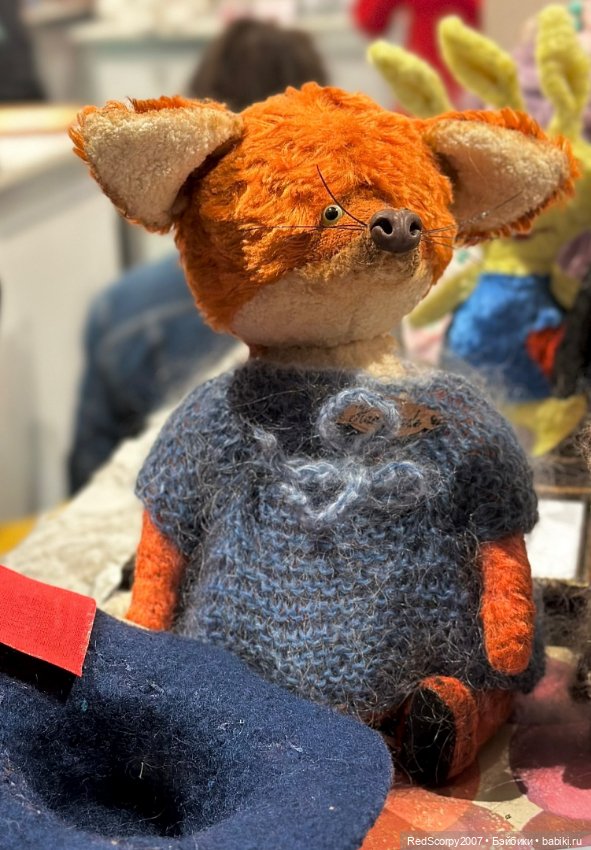 Герои детства оживают у мастера тедди Елены Нурисламовой были представлены на выставке "Бал Кукол" 11 - 14 мая в Санкт - Петербурге