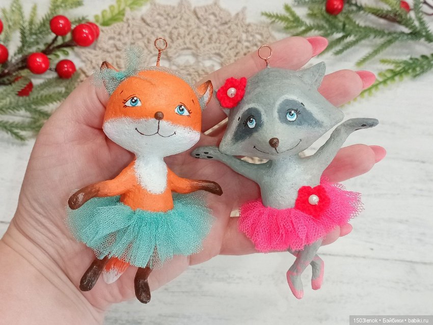 Балеринка — Лепка авторских игрушек и папье (фото 2)