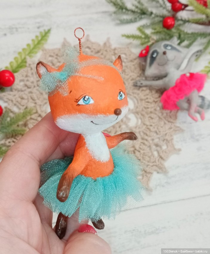 Балеринка — Лепка авторских игрушек и папье (фото 6)