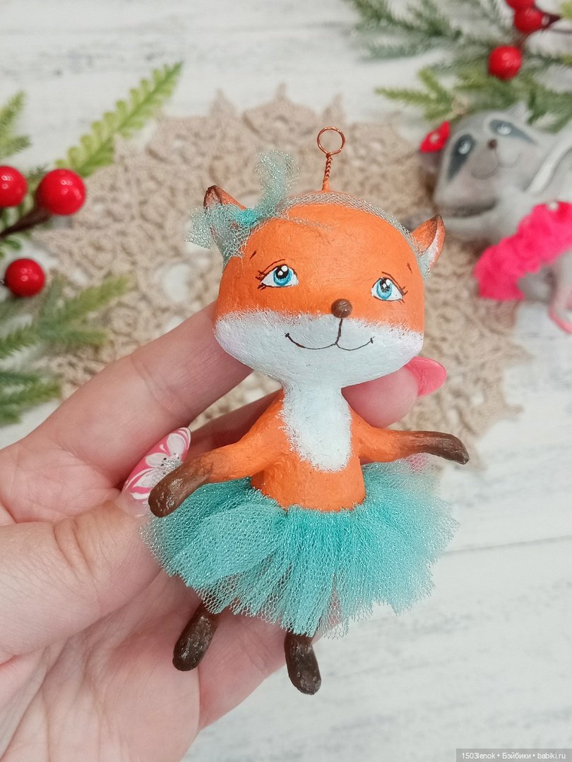 Балеринка — Лепка авторских игрушек и папье (фото 9)