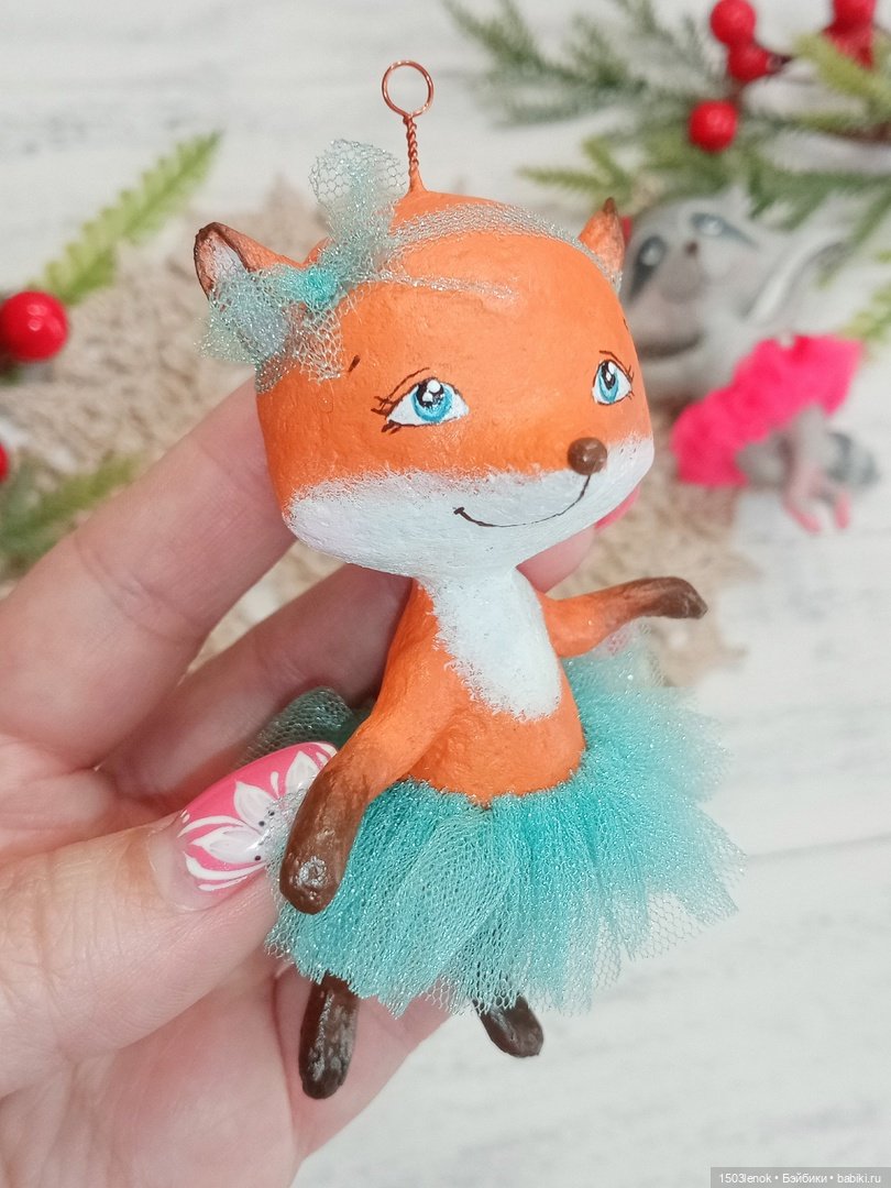 Балеринка — Лепка авторских игрушек и папье (фото 8)