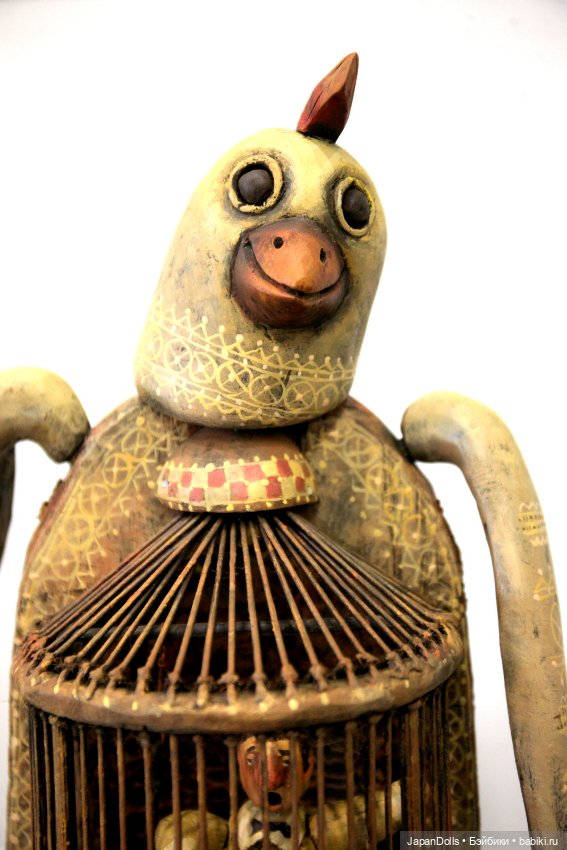 Певчая птица на выставке "Куклы с характером. Перезагрузка" (фото 3)