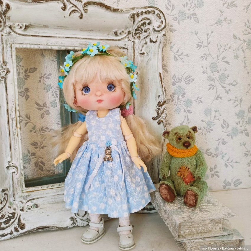 Цветочные аксессуары для кукол - продолжение