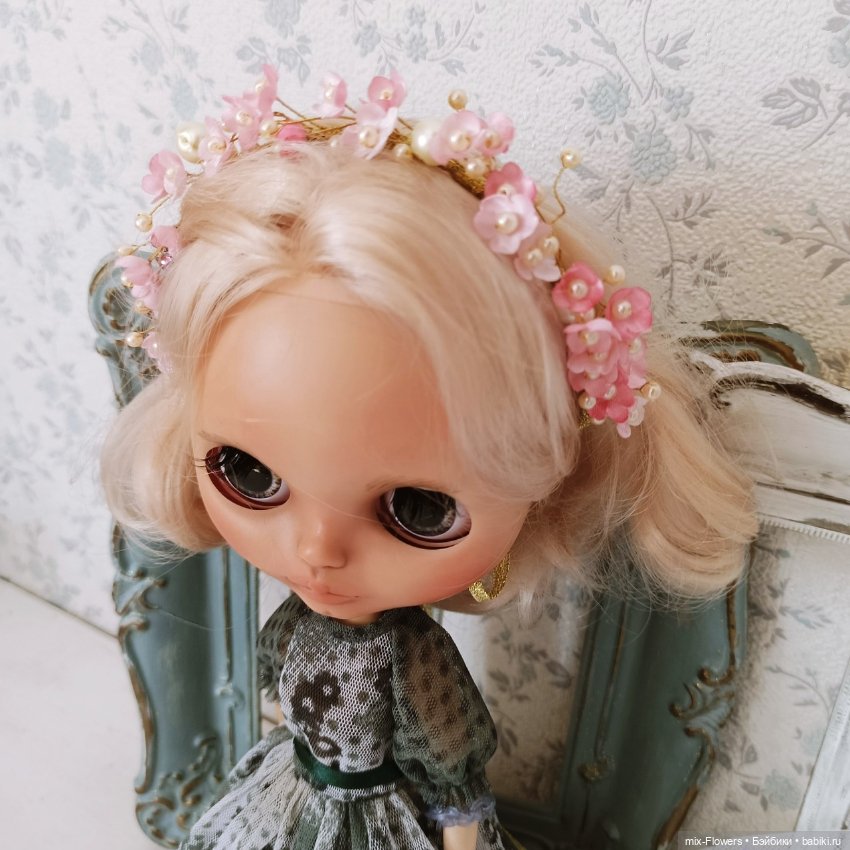 Цветочные аксессуары для кукол - продолжение