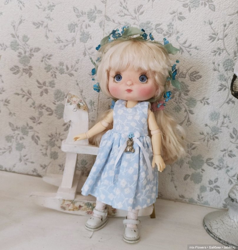 Цветочные аксессуары для кукол - продолжение