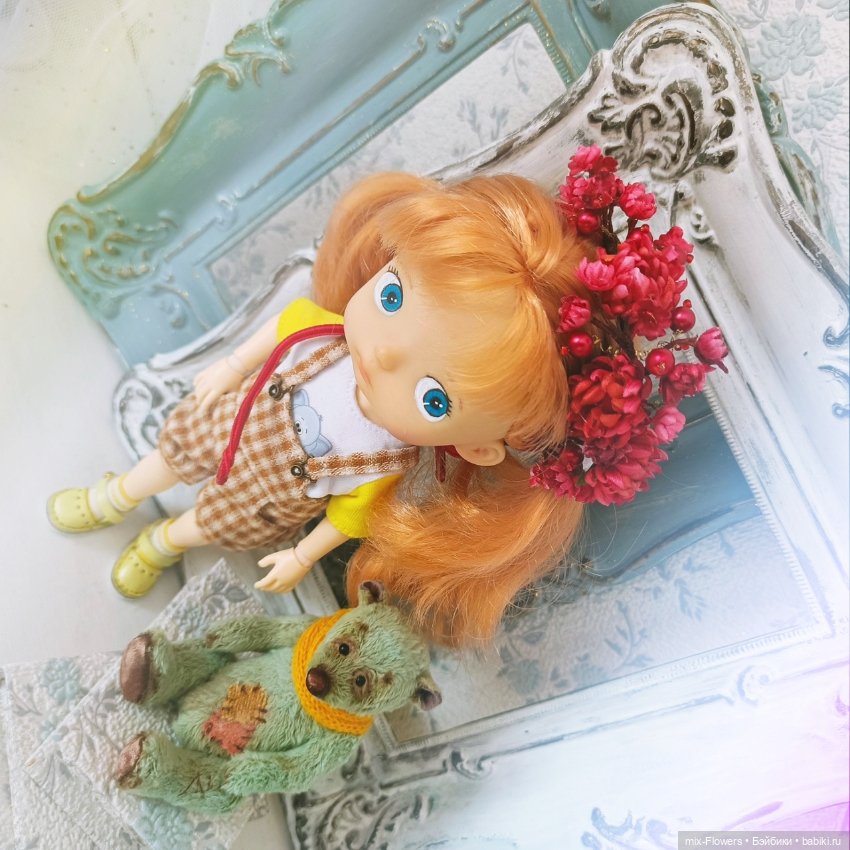 Цветочные аксессуары для кукол - продолжение