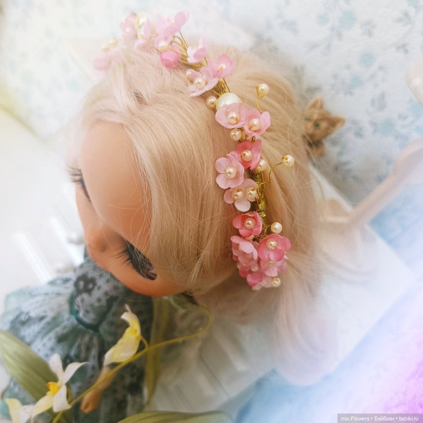 Цветочные аксессуары для кукол - продолжение (фото 8)