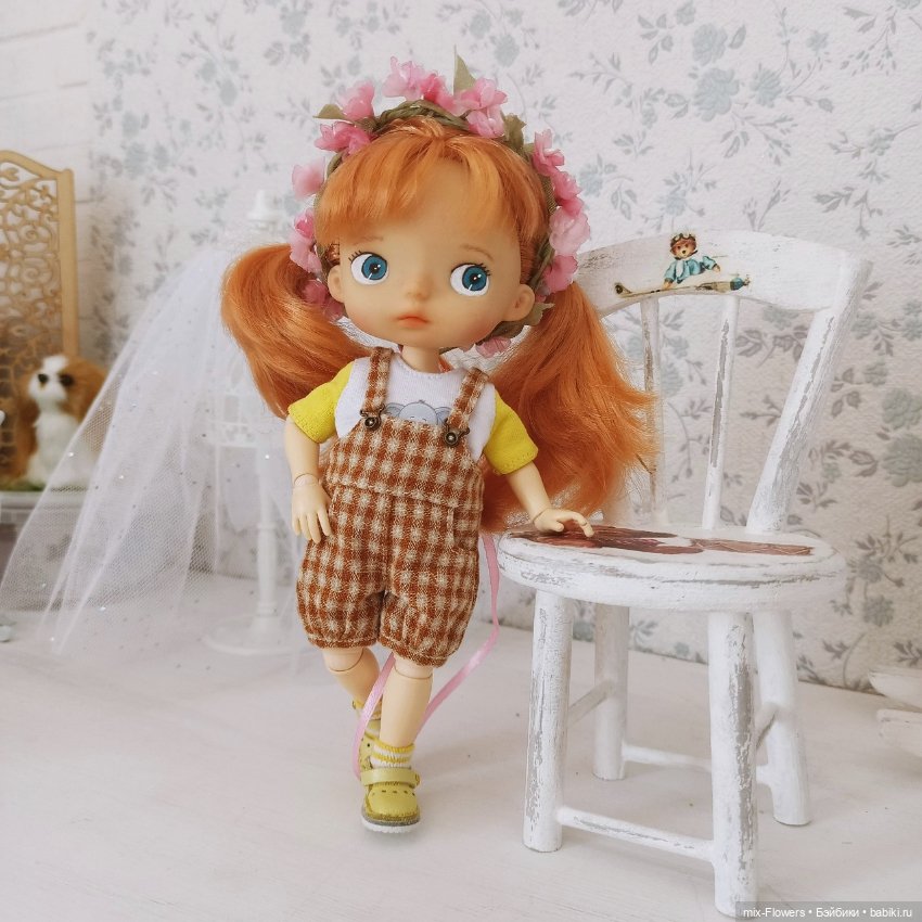 Цветочные аксессуары для кукол - продолжение