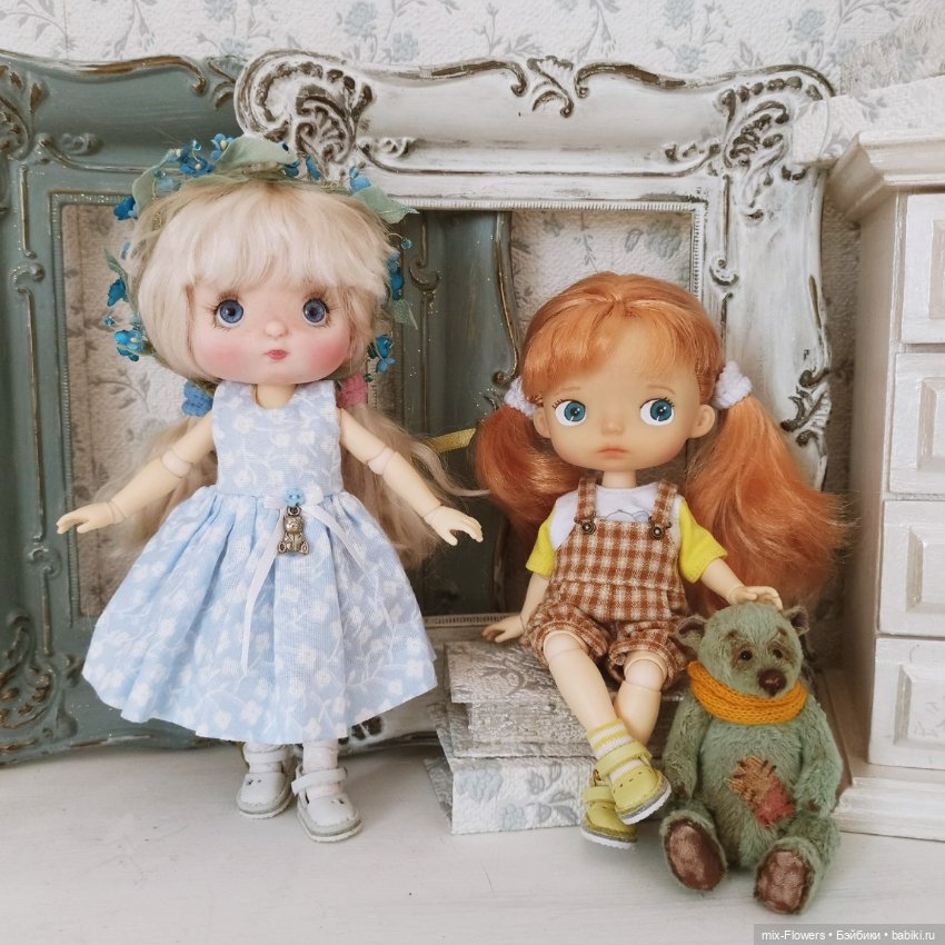 Цветочные аксессуары для кукол - продолжение