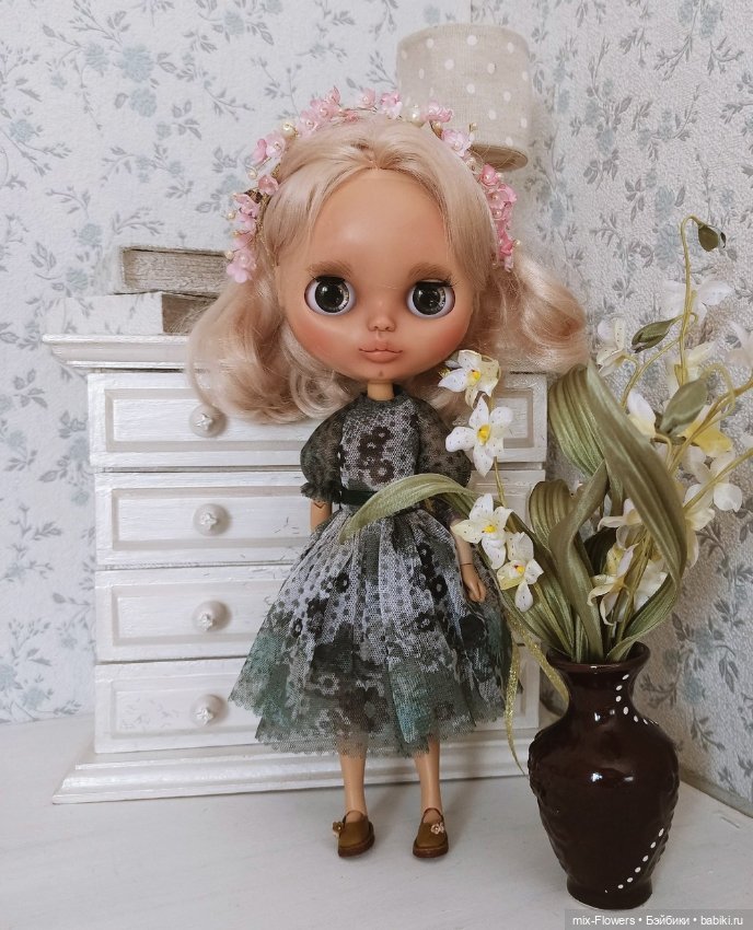 Цветочные аксессуары для кукол - продолжение