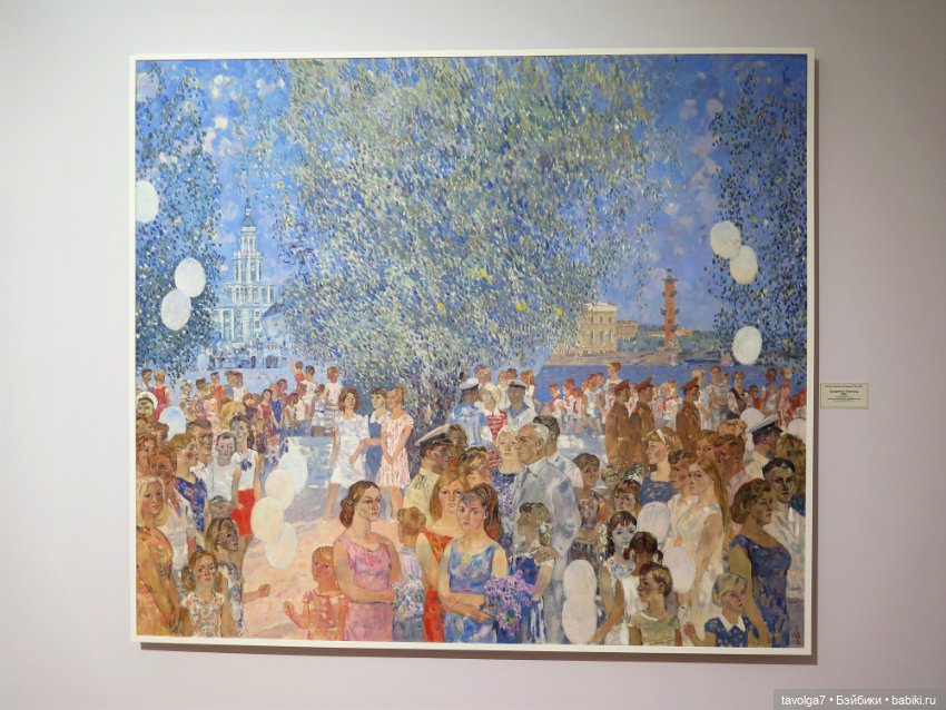 Одна картина с выставки "Ленинградский пейзаж"