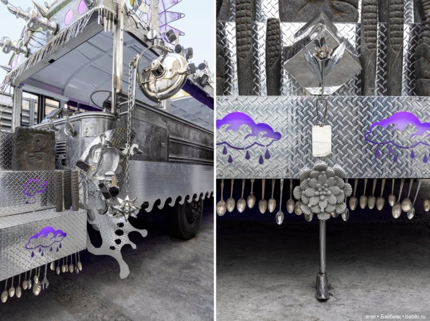 Художник Гуадалупе Маравилья (Guadalupe Maravilla) превратил школьный автобус в иммерсивную инсталляцию (фото 4)