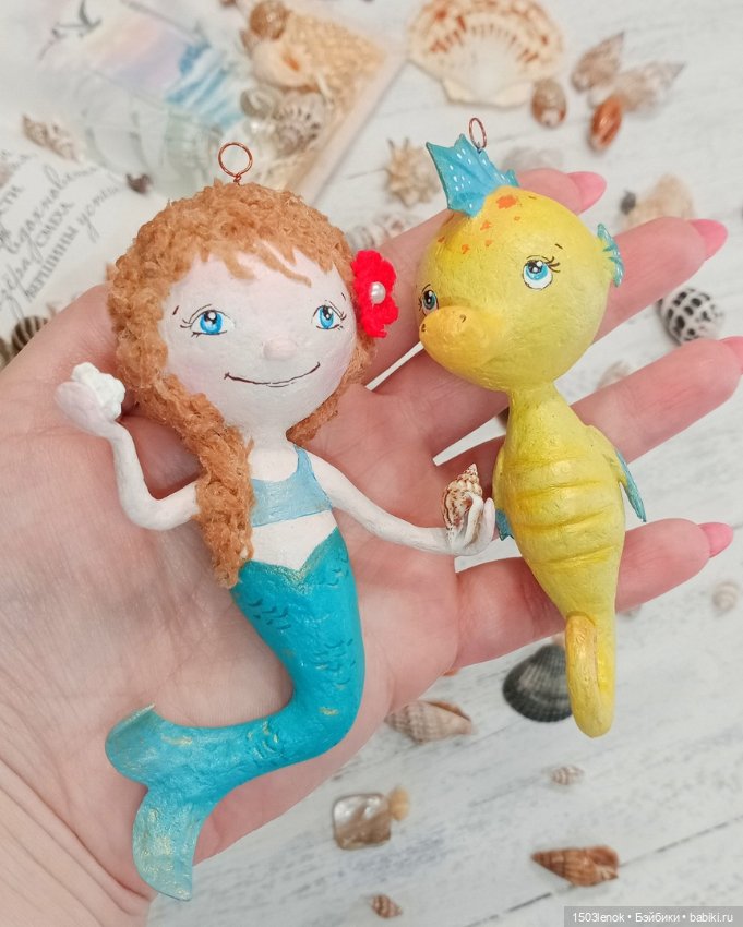 В глубинах океана — Лепка авторских игрушек и папье