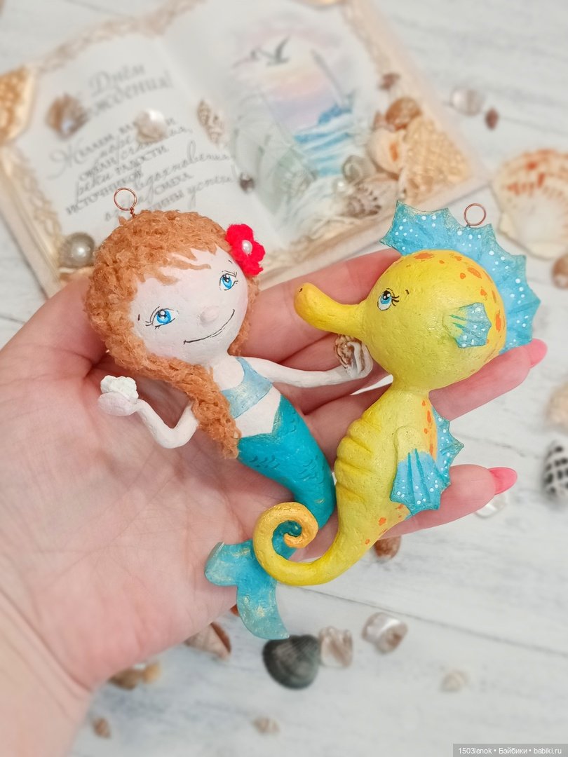 В глубинах океана — Лепка авторских игрушек и папье