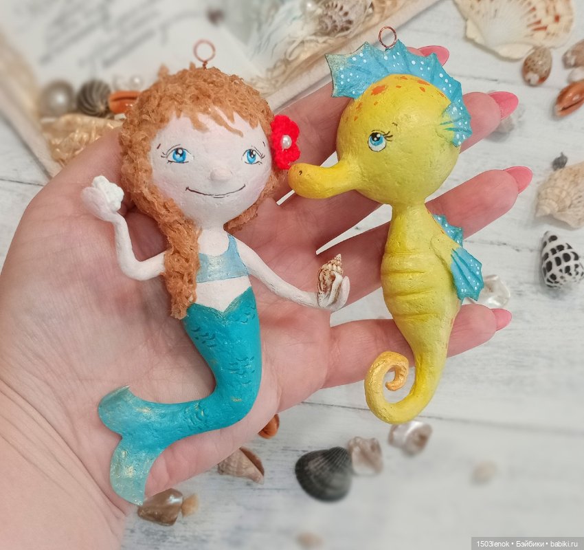 В глубинах океана — Лепка авторских игрушек и папье