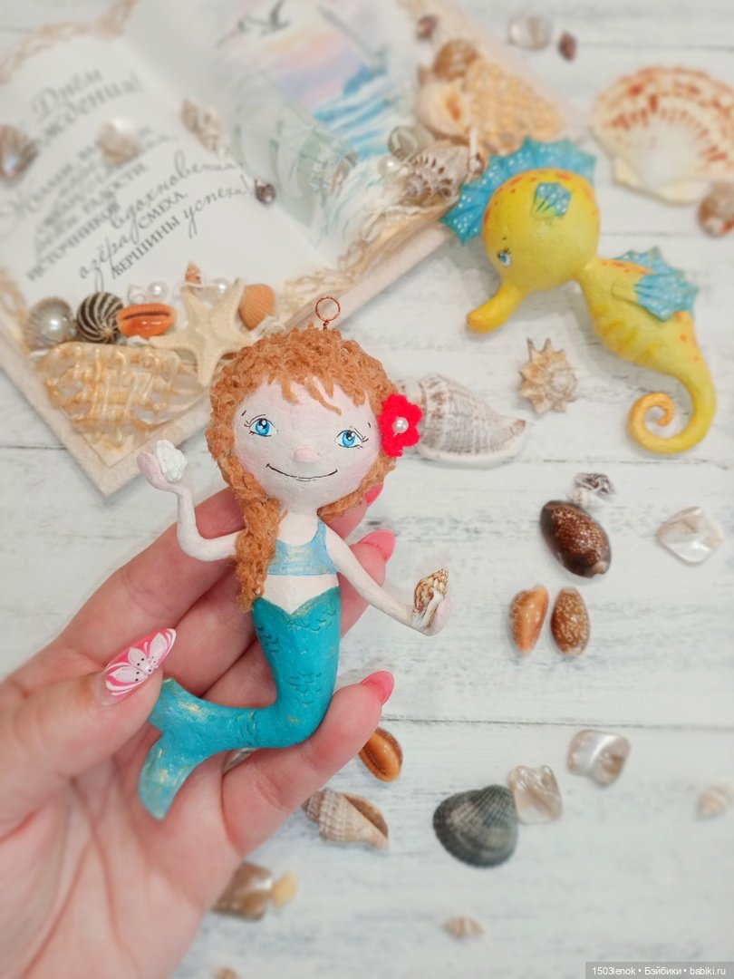 В глубинах океана — Лепка авторских игрушек и папье (фото 3)
