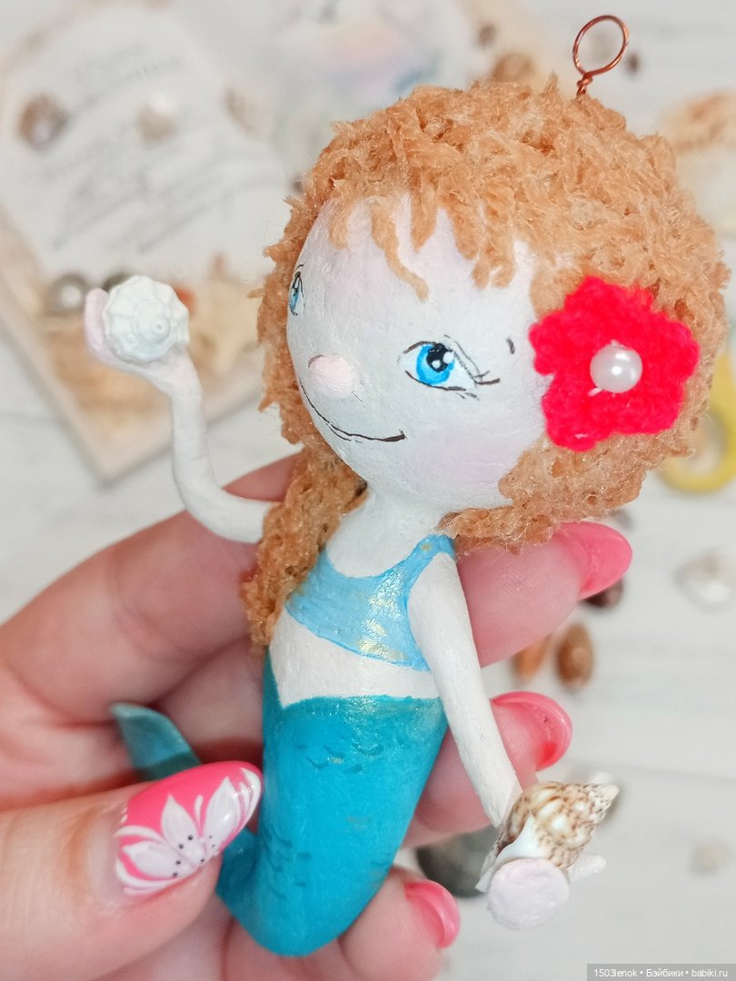 В глубинах океана — Лепка авторских игрушек и папье (фото 6)