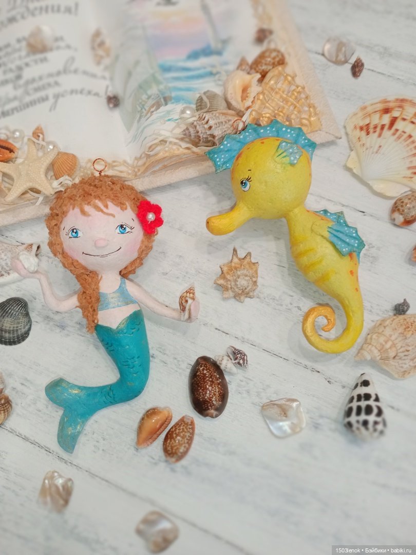 В глубинах океана — Лепка авторских игрушек и папье (фото 2)