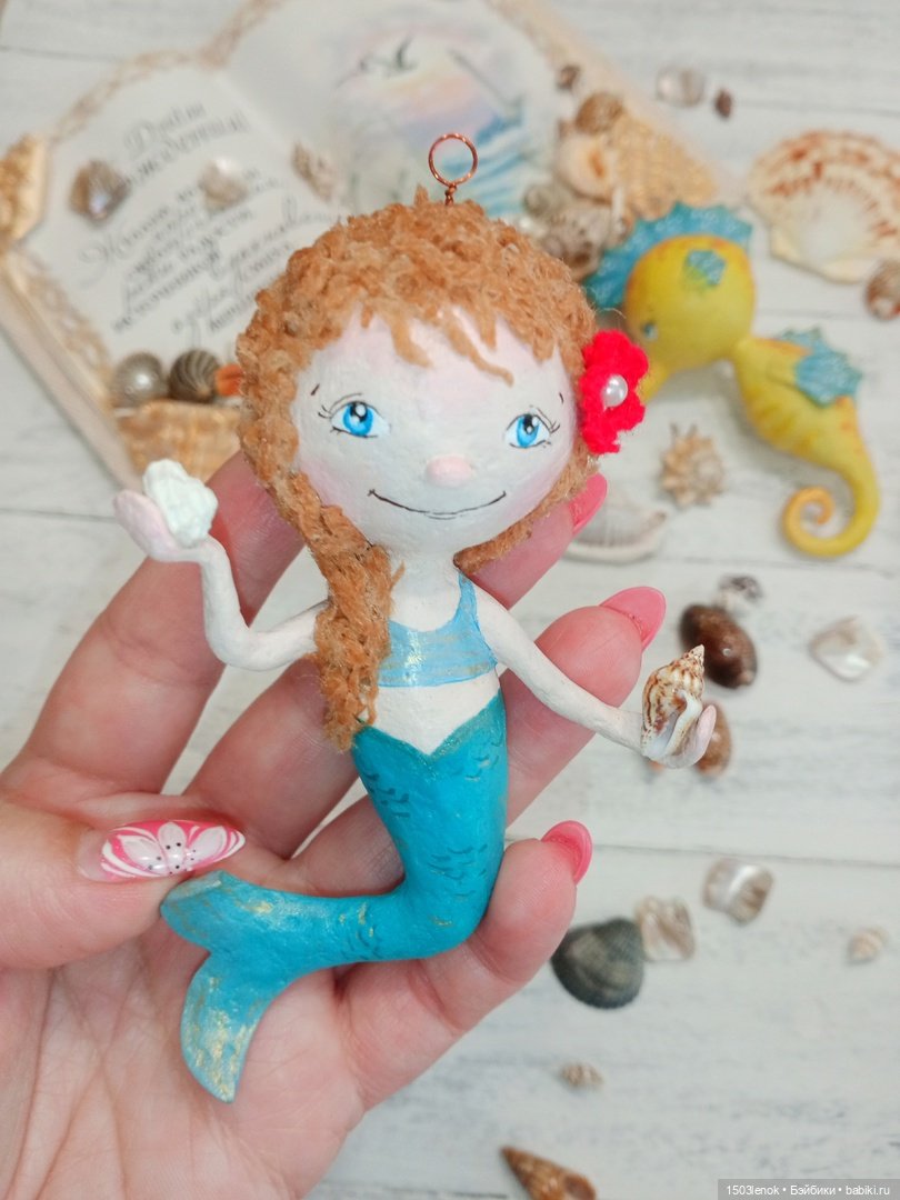 В глубинах океана — Лепка авторских игрушек и папье (фото 4)