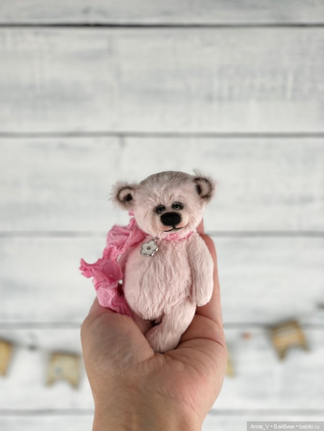 Тедди мишка Лия — Авторские мишки Тедди и друзья: фото (фото 3)