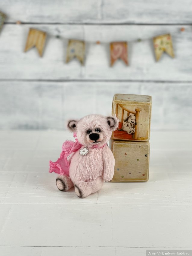 Тедди мишка Лия — Авторские мишки Тедди и друзья: фото (фото 4)