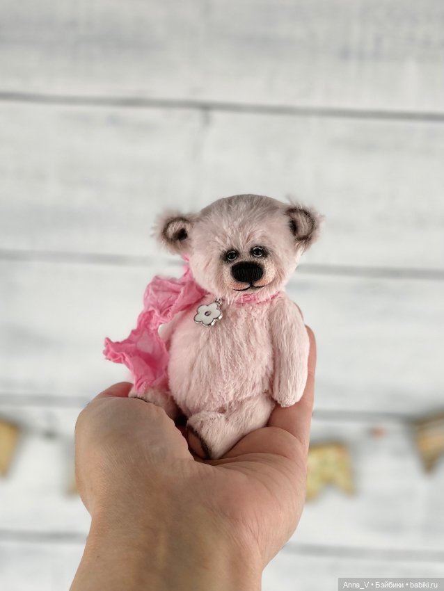 Тедди мишка Лия — Авторские мишки Тедди и друзья: фото (фото 2)