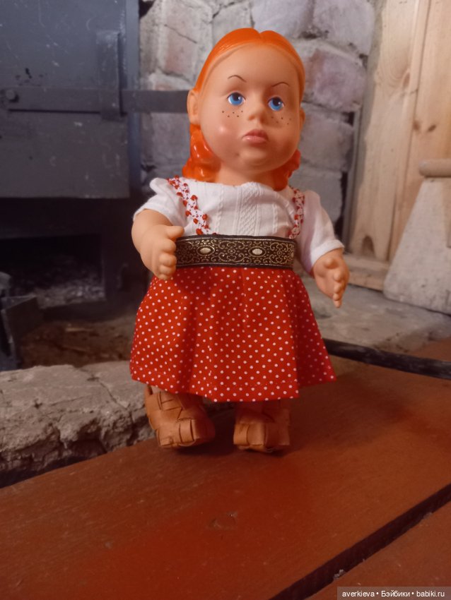 Как Серафима баню топила — Российские куклы Весна