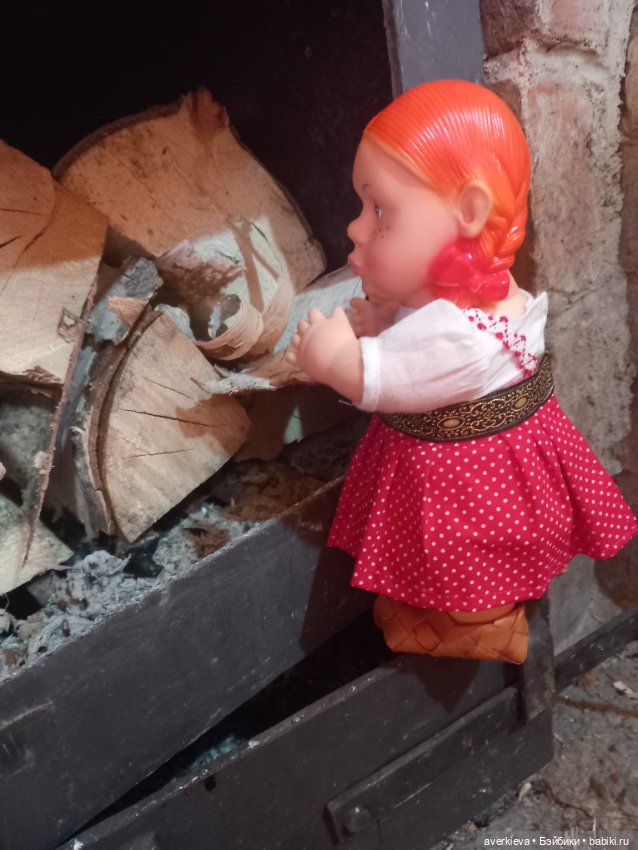 Как Серафима баню топила — Российские куклы Весна