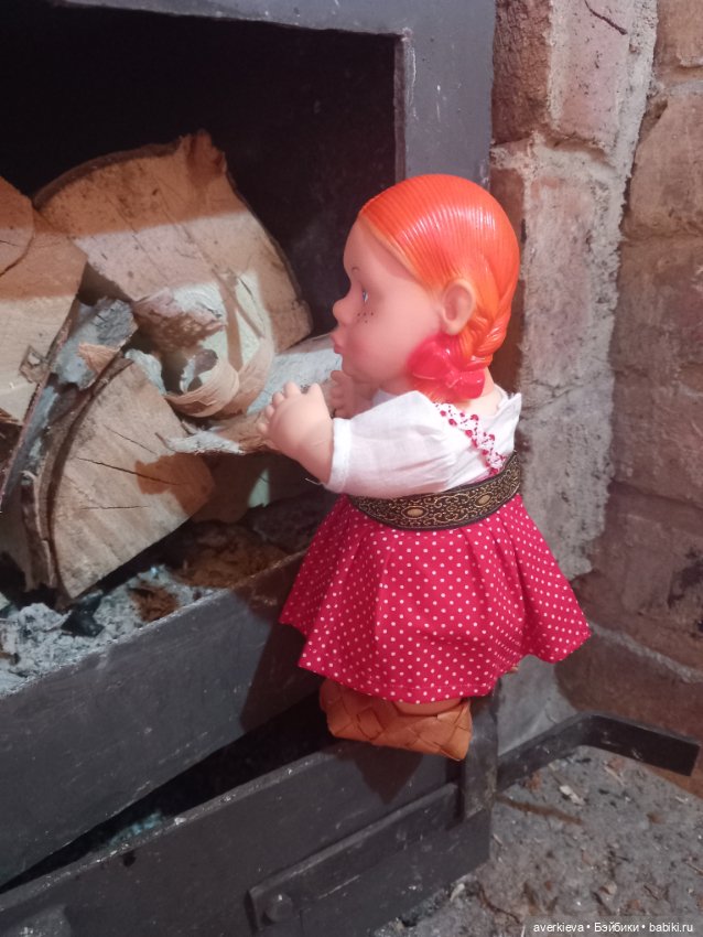 Как Серафима баню топила — Российские куклы Весна