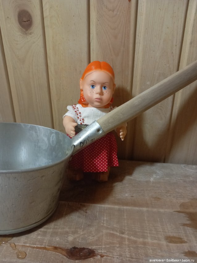 Как Серафима баню топила — Российские куклы Весна