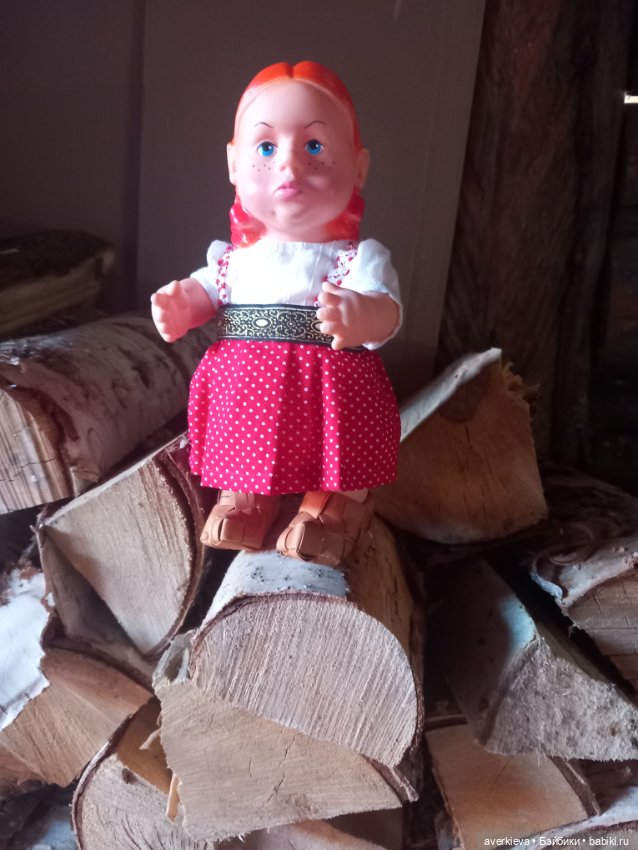 Как Серафима баню топила — Российские куклы Весна