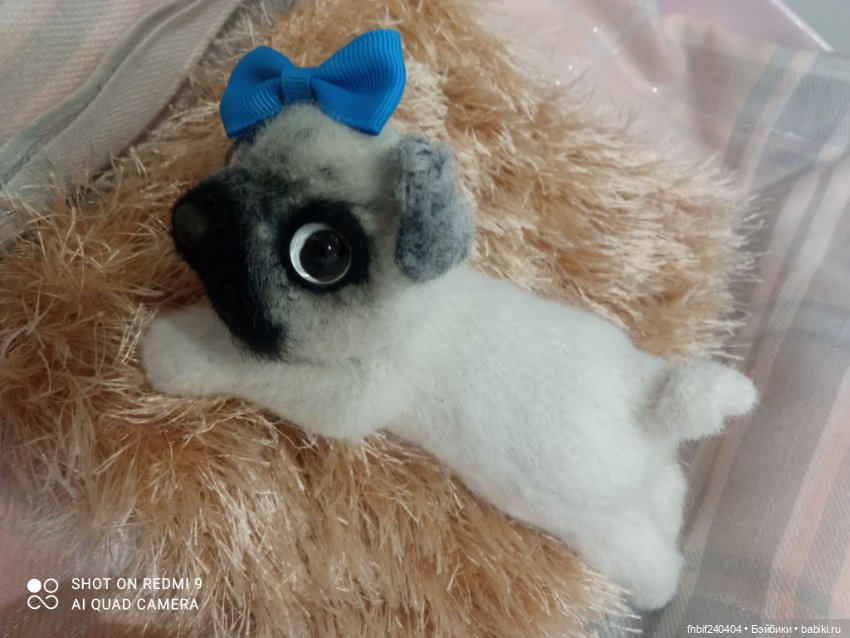 Чудесные щеночки ручная работа - Мопсик и Корги