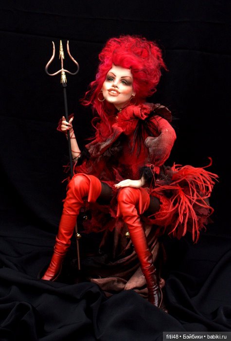 Куклы Елены Михайловой — Необычные и смешные авторские куклы: гротеск (фото 3)