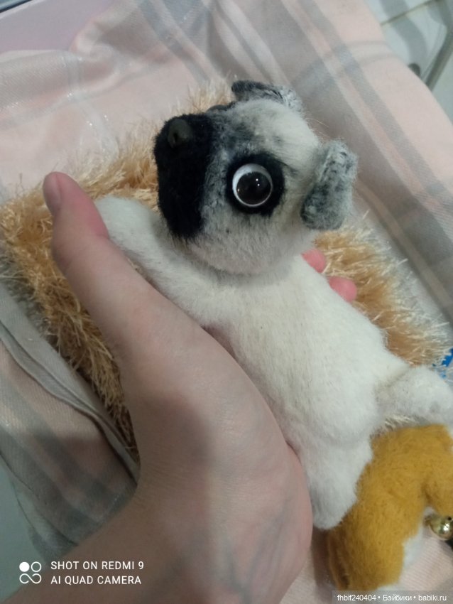 Чудесные щеночки ручная работа - Мопсик и Корги