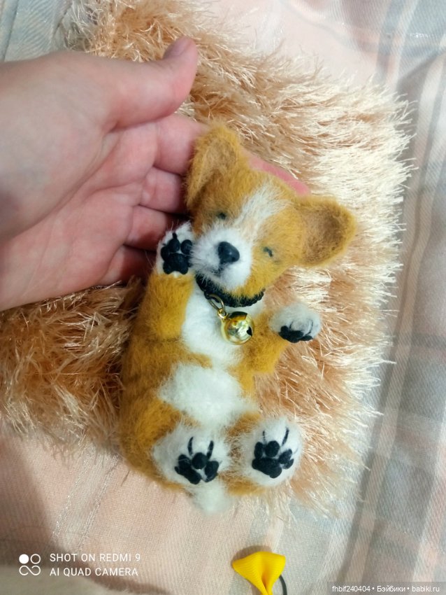 Чудесные щеночки ручная работа - Мопсик и Корги