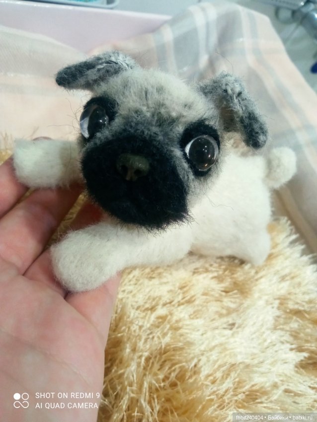 Чудесные щеночки ручная работа - Мопсик и Корги