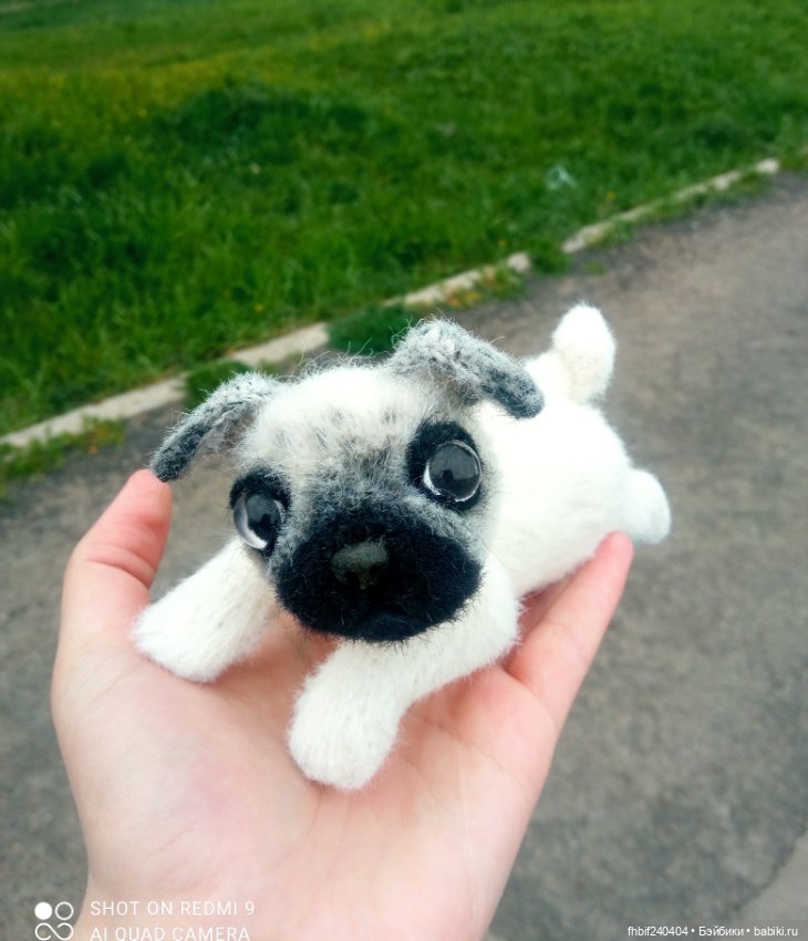 Чудесные щеночки ручная работа - Мопсик и Корги (фото 5)