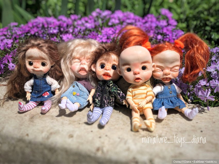 Сладкий малыш обитсу 11 — Куклы и тела Obitsu 11 (Ob11): гибриды (фото 9)