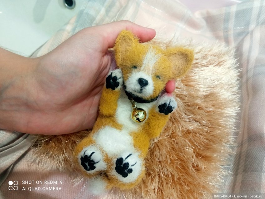 Чудесные щеночки ручная работа - Мопсик и Корги