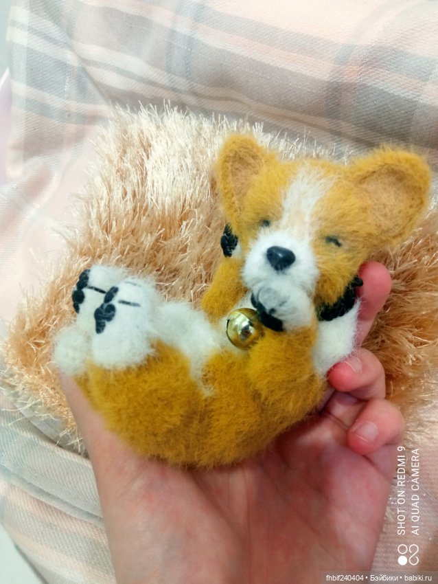 Чудесные щеночки ручная работа - Мопсик и Корги