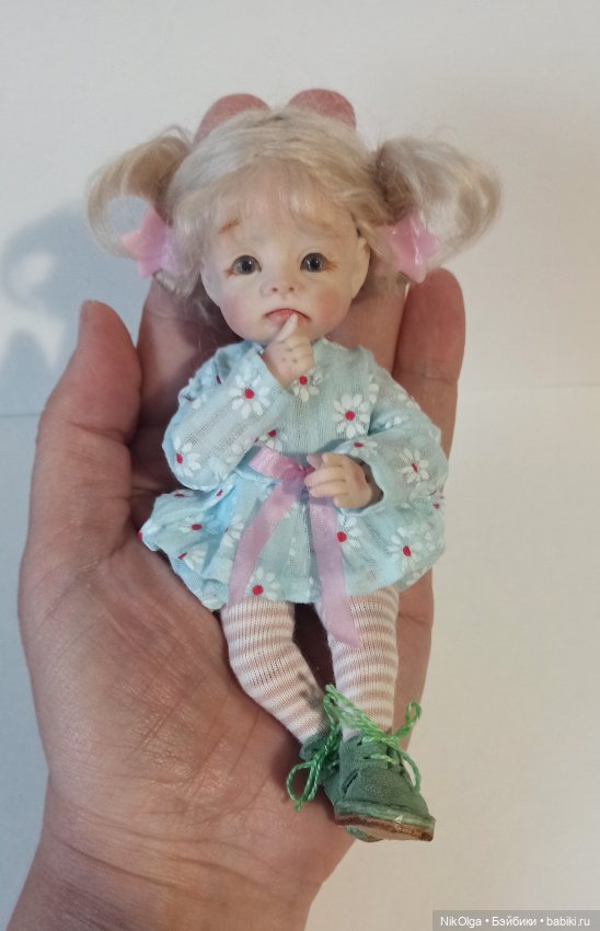 Новая куколка - Печалька — Авторские шарнирные куклы своими руками: лепка (фото 7)