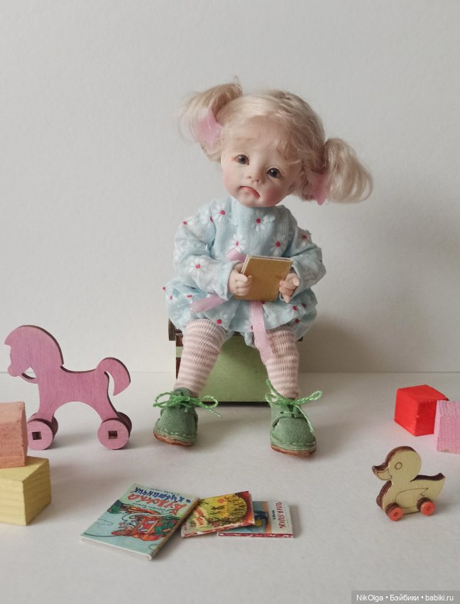 Новая куколка - Печалька — Авторские шарнирные куклы своими руками: лепка